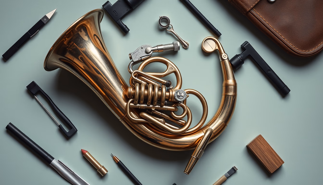 english horn rare in editorial style