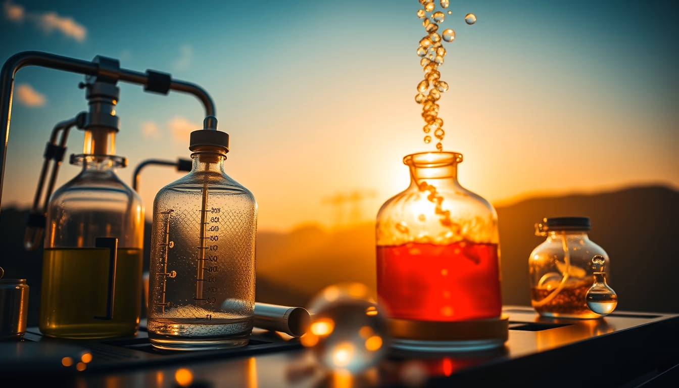 enzyme catalysis 3d in editorial style