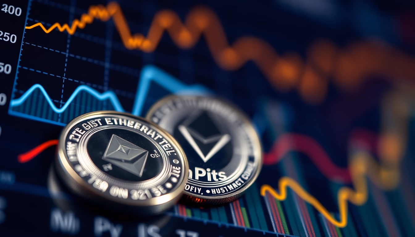 Ethereum gas fees dashboard chart em estilo editorial