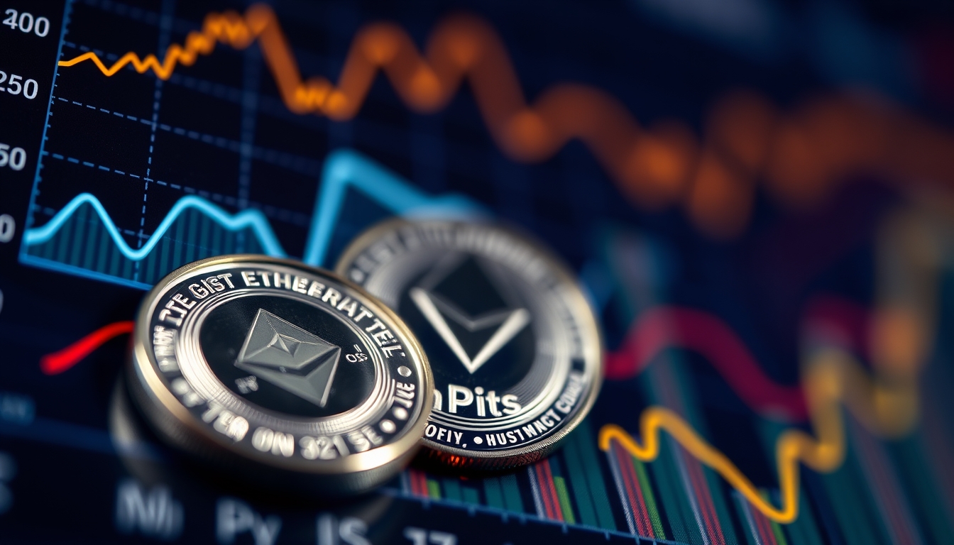 ethereum gas fees dashboard chart in editorial style