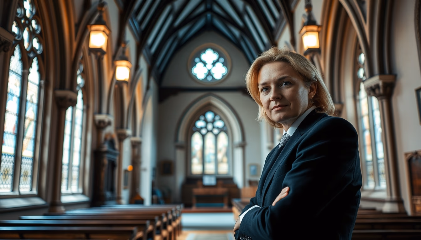eton chapel interior in editorial style