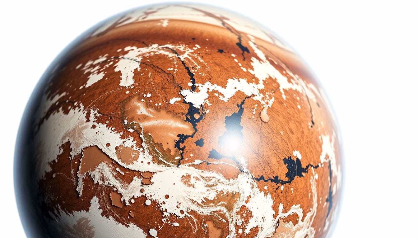 exoplanet earth-like in editorial style