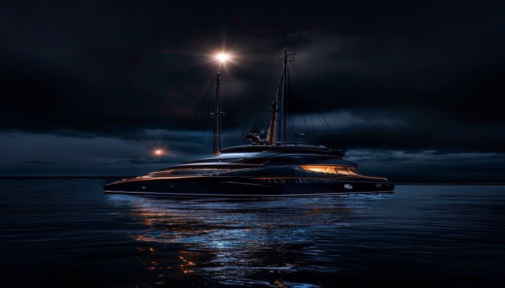 expedition yacht arctic explorer in luxury editorial photography