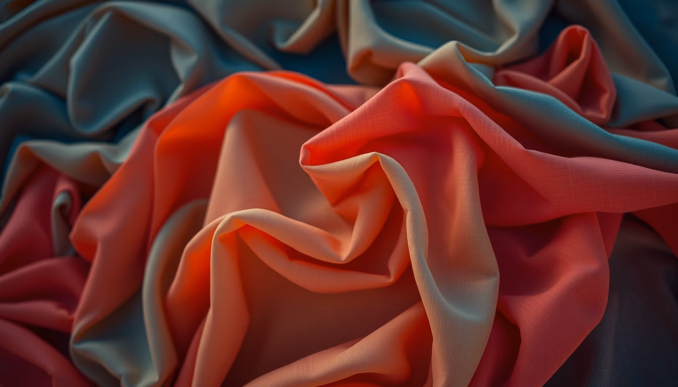 fabric samples colorful in editorial style