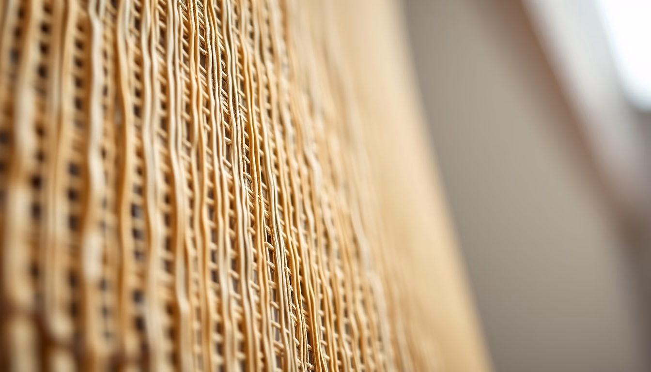 Fabric weave closeup em estilo editorial