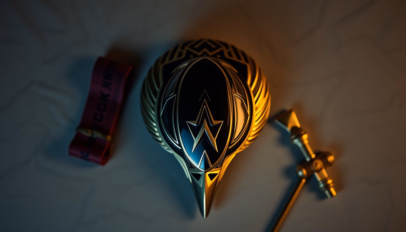 falcon hood jewel in editorial style