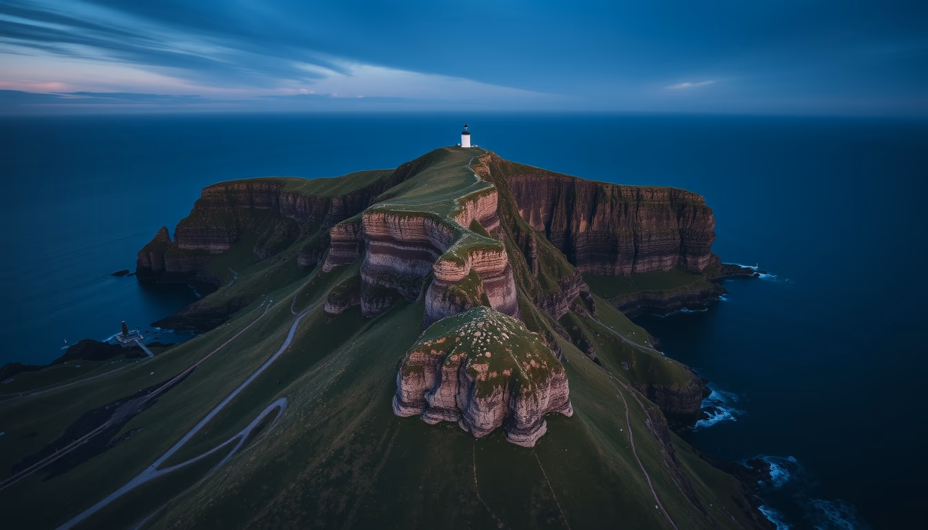 fanad head ireland in editorial style