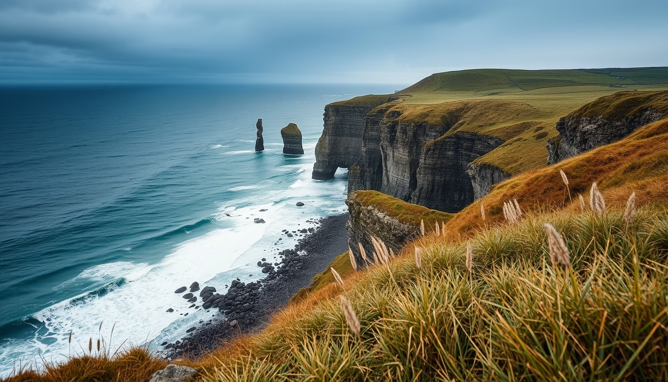 fanad head ireland in editorial style