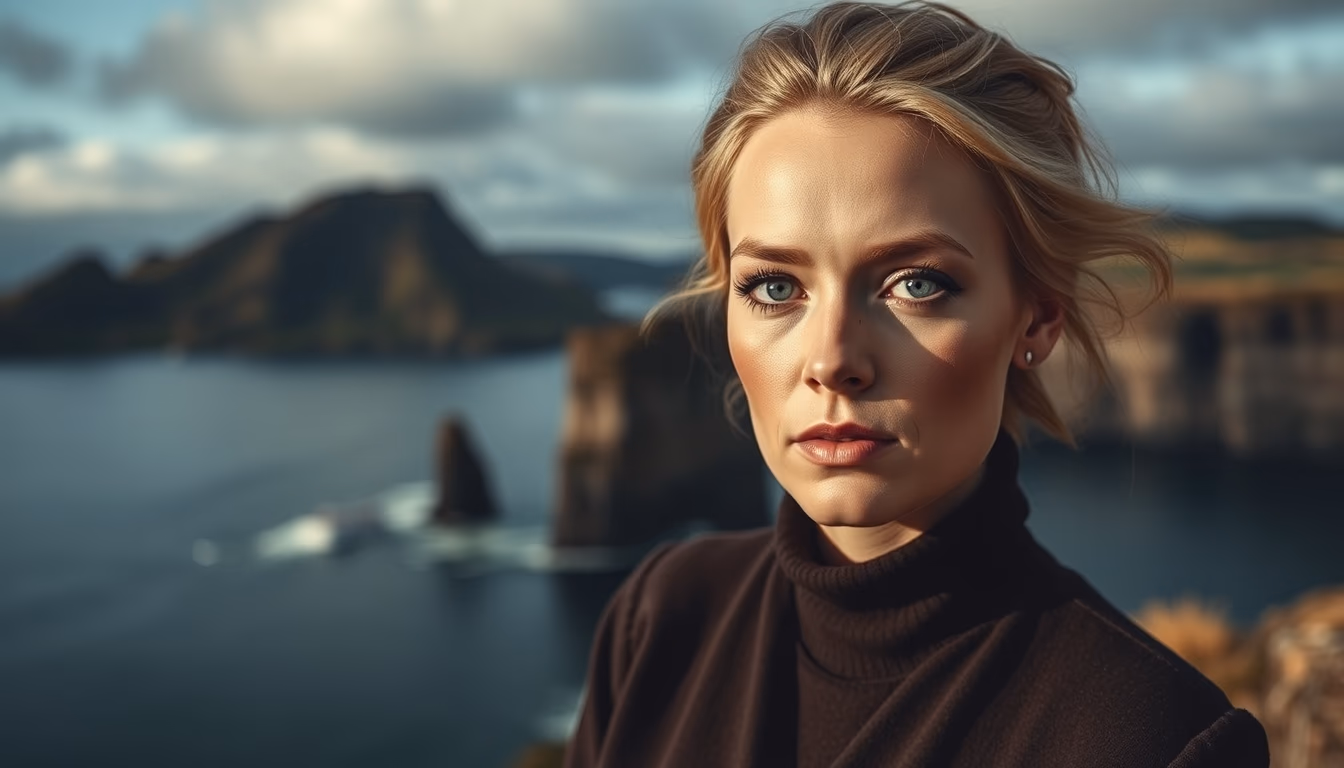 fanad head ireland in editorial style