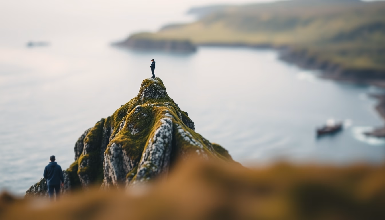 fanad head ireland in editorial style