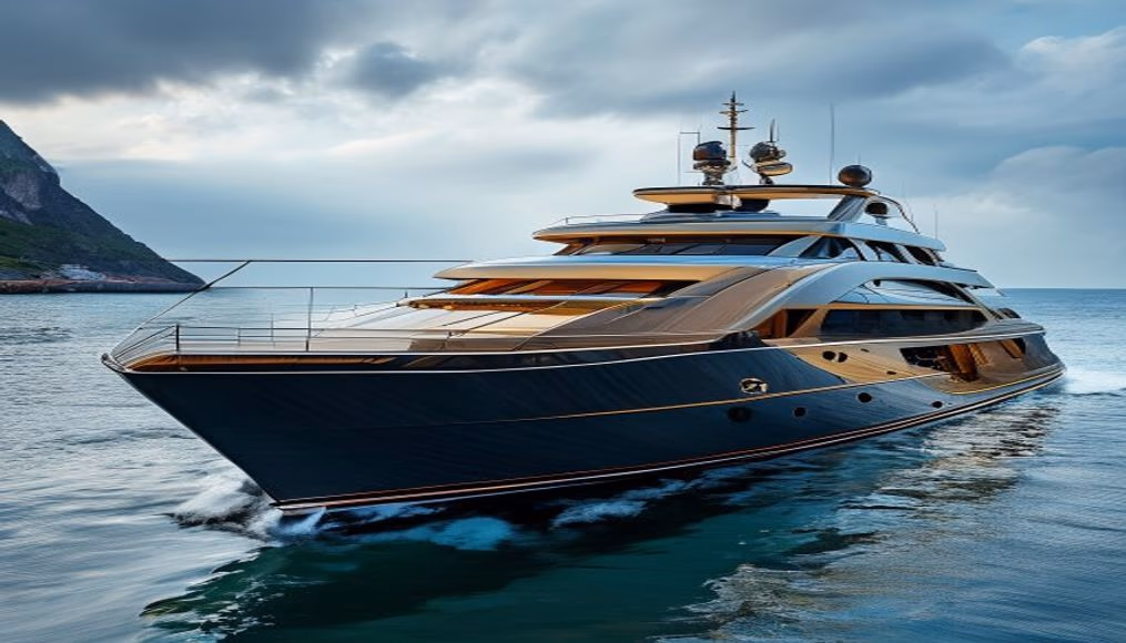 feadship custom yacht netherlands in luxury editorial photography