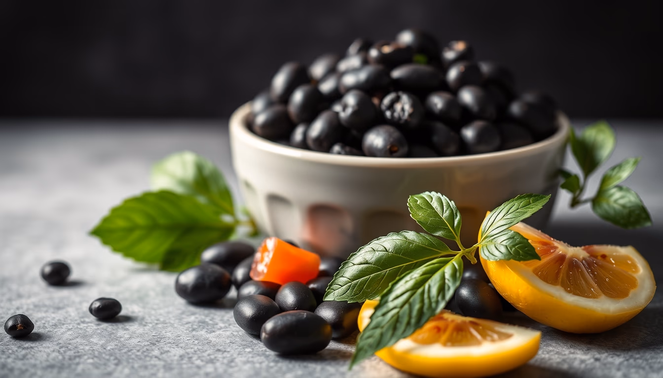 feijoada brazilian black beans in editorial style