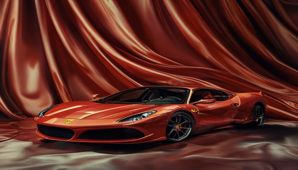Ferrari 812 competizione em fotografia editorial de luxo