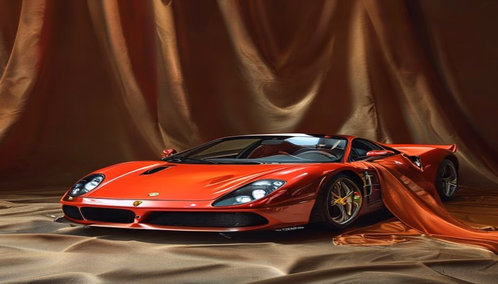 ferrari daytona sp3 limited in luxury editorial photography
