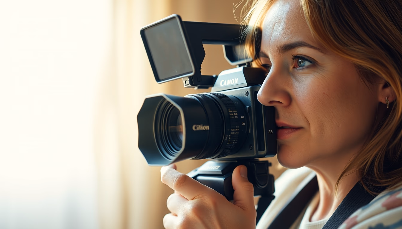 film camera vintage cinematic in editorial style