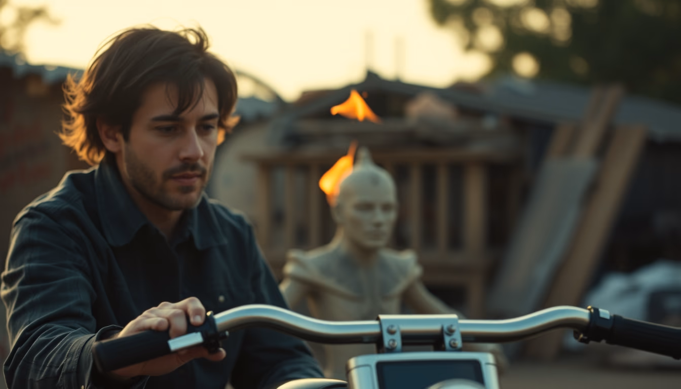 firestarter ferro rod in editorial style