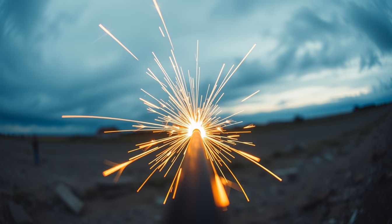 firestarter ferro rod in editorial style