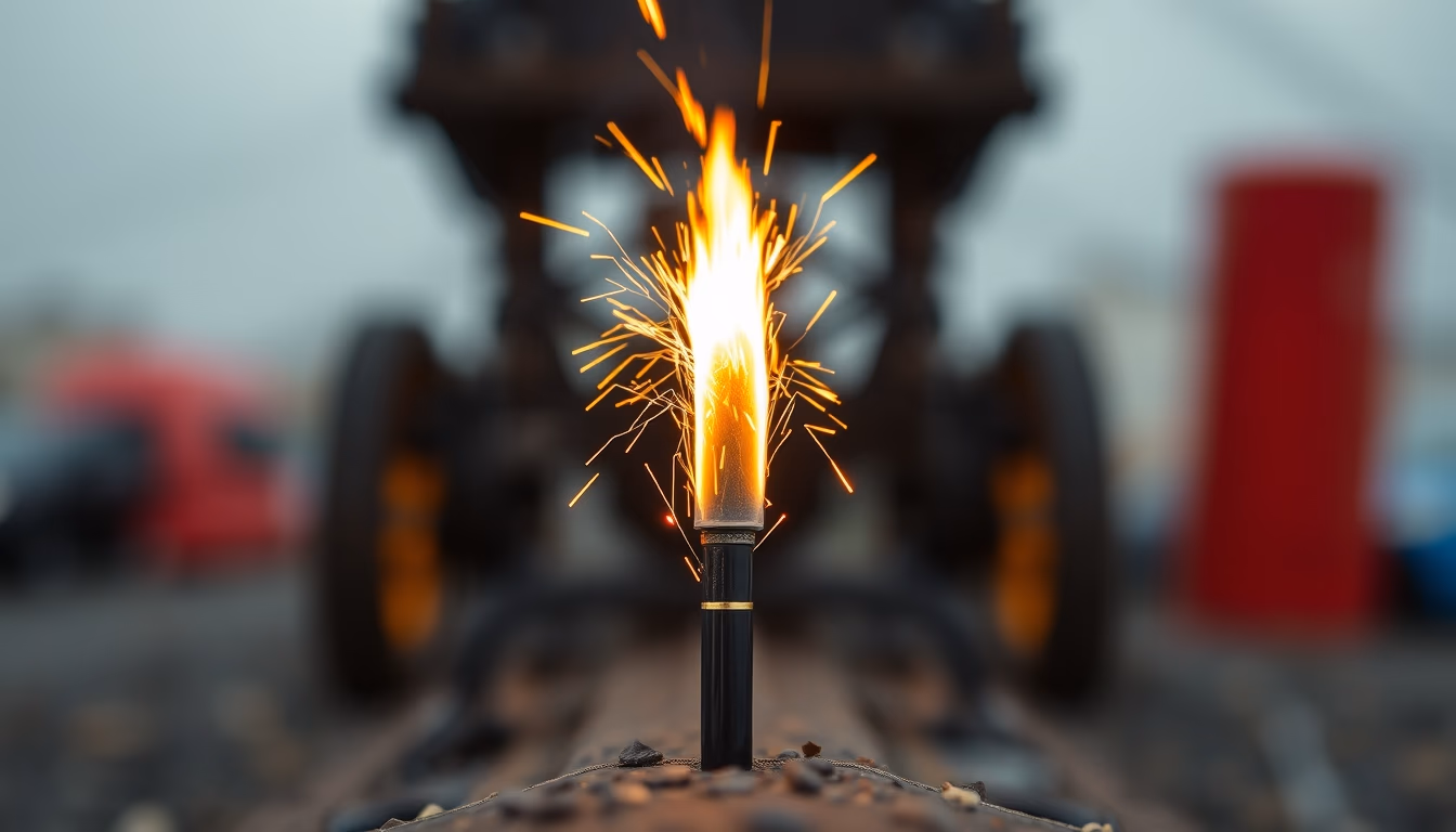 firestarter ferro rod in editorial style