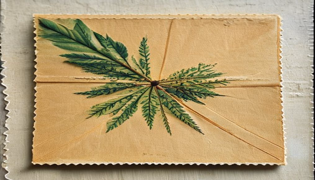 first day cover envelope in editorial style