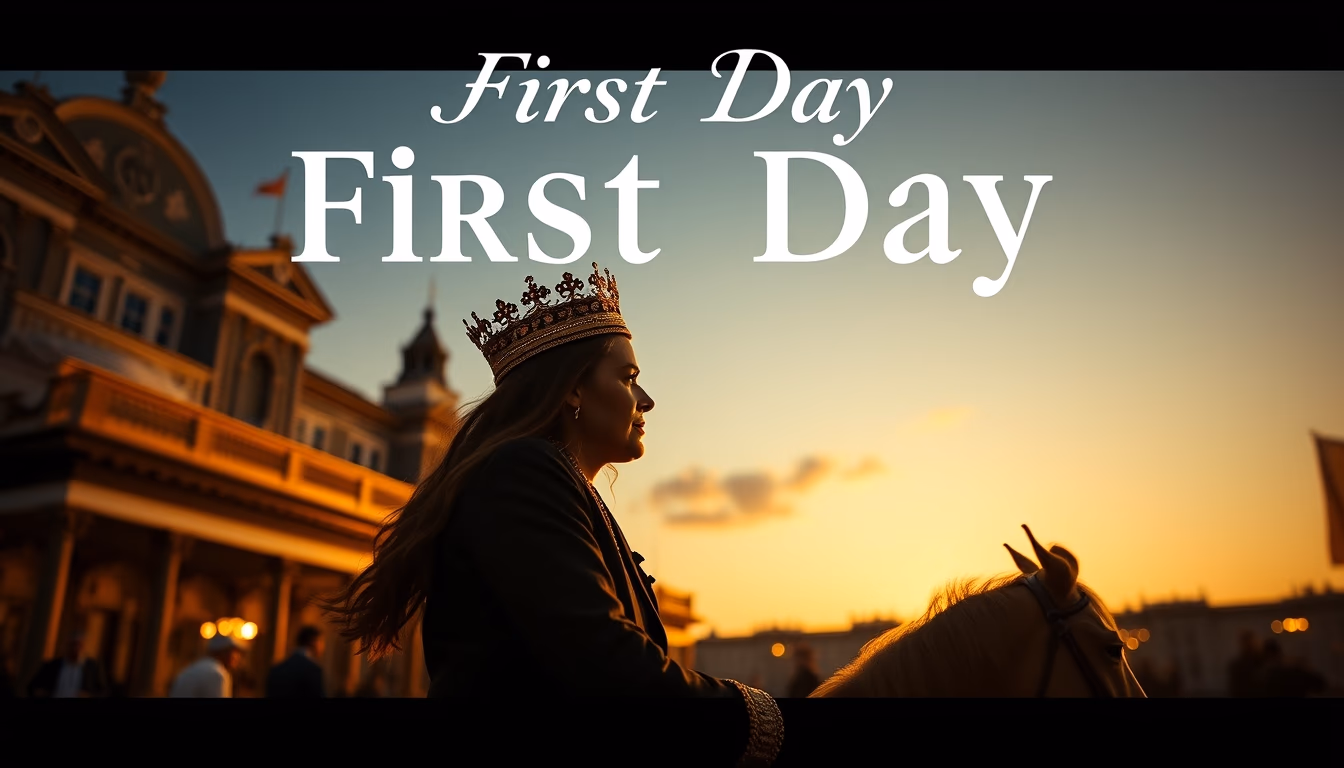 first day cover royal in editorial style