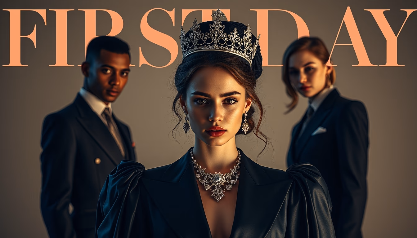 first day cover royal in editorial style