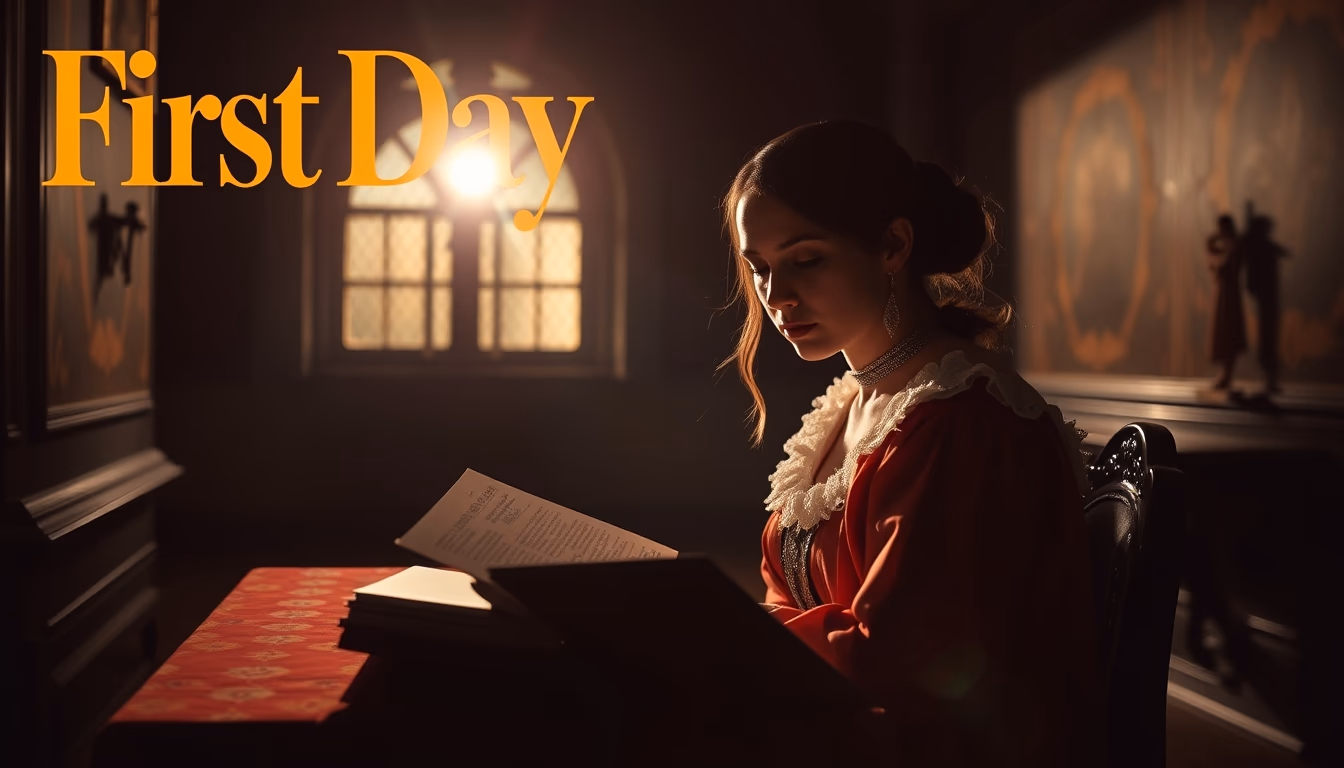 first day cover royal in editorial style