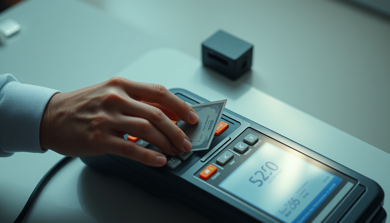 Execução de flash loan código de transação no terminal em estilo editorial