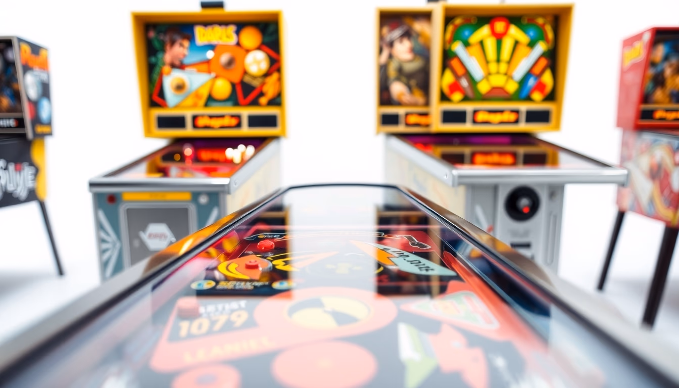flippers pinball closeup in editorial style