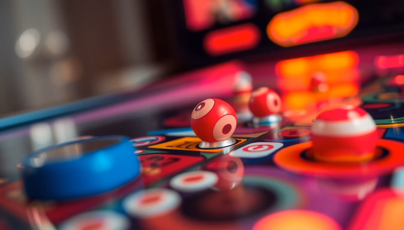 flippers pinball closeup in editorial style