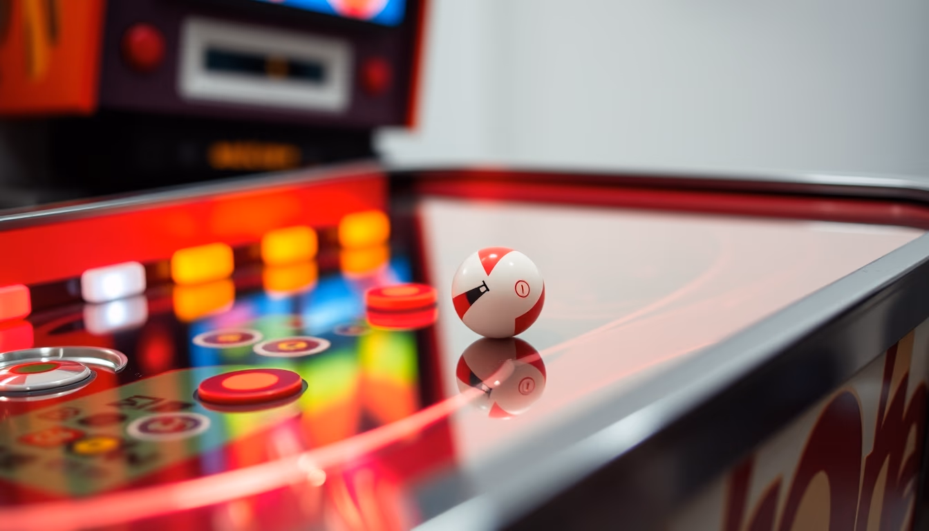 flippers pinball closeup in editorial style