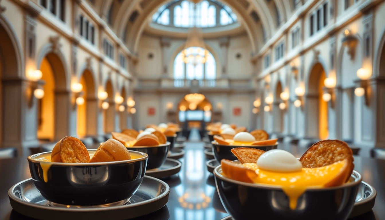 fondue swiss melted in editorial style