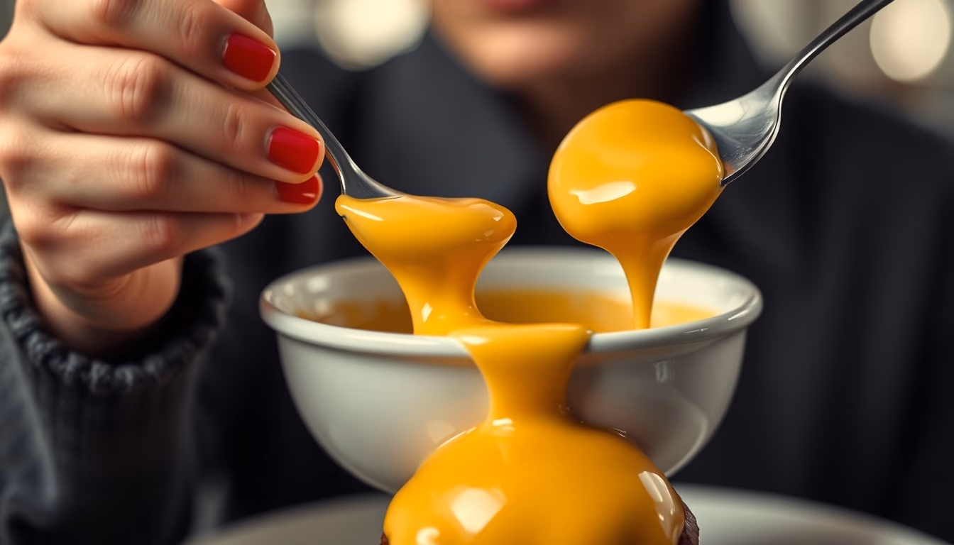 fondue swiss melted in editorial style