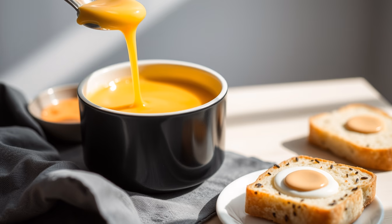 fondue swiss melted in editorial style