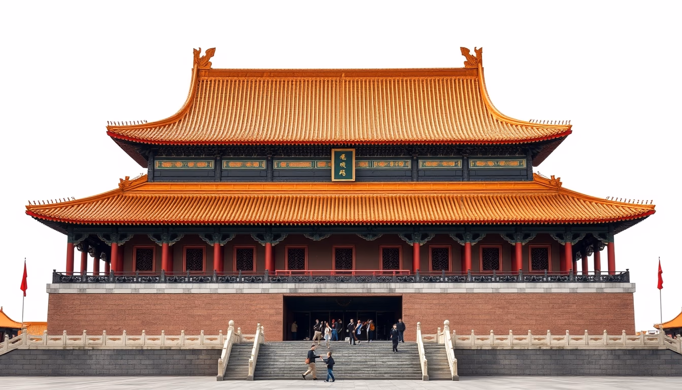 forbidden city beijing in editorial style