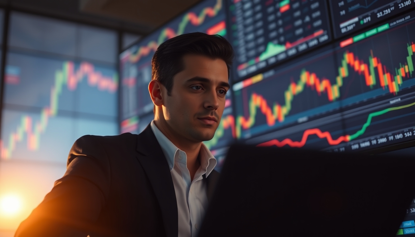 forex trading screen multiple charts in editorial style