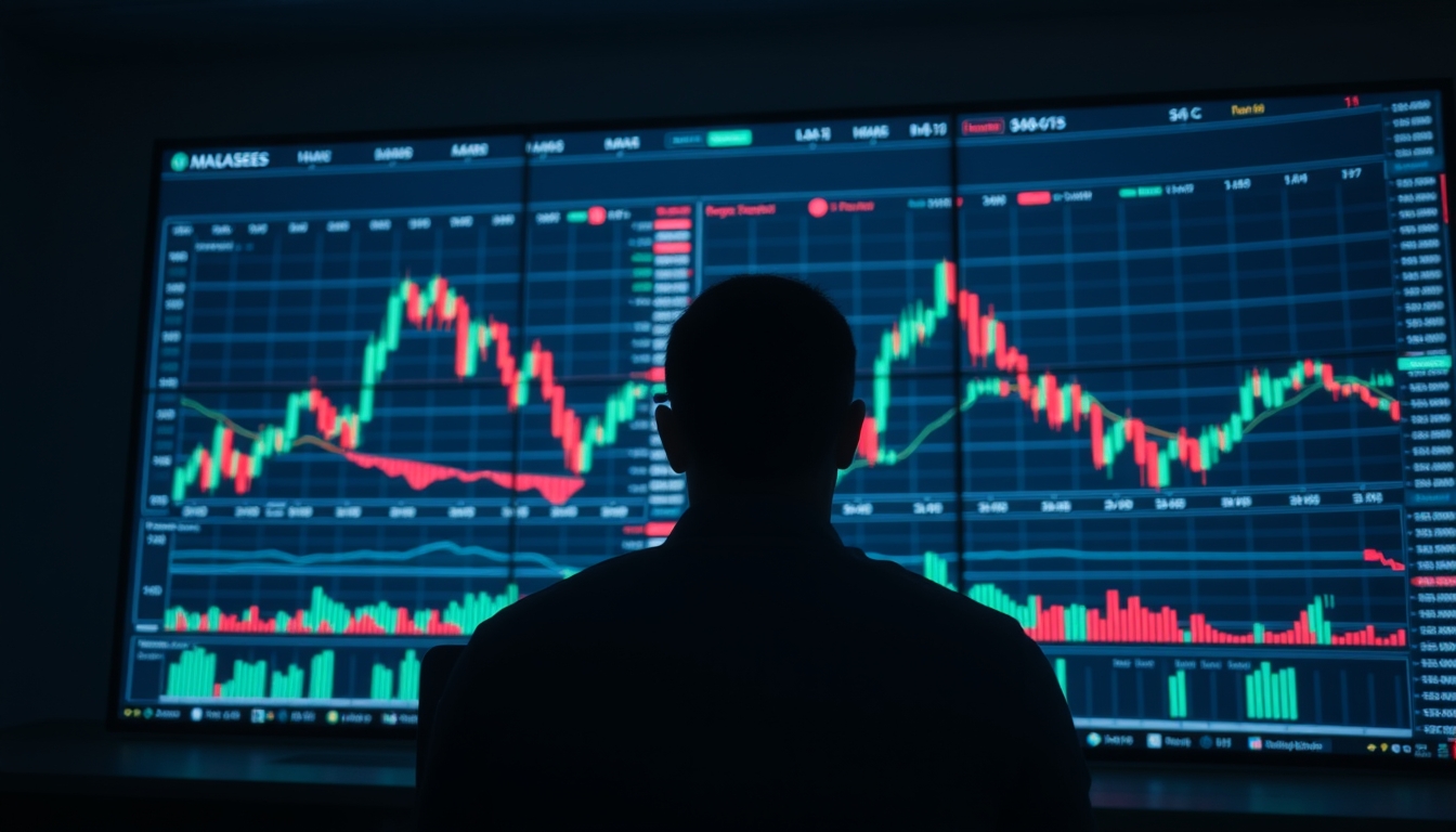 forex trading screen multiple charts in editorial style