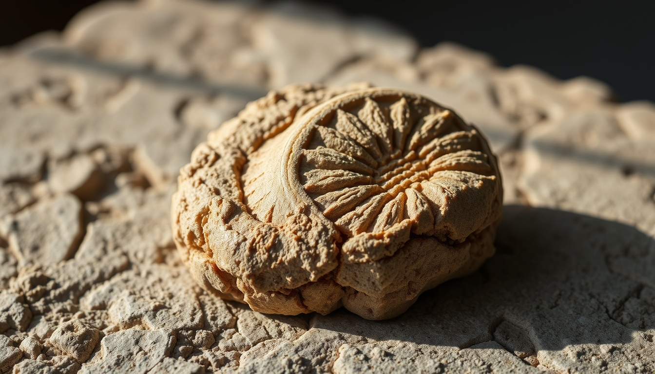 fossil specimen ancient in editorial style