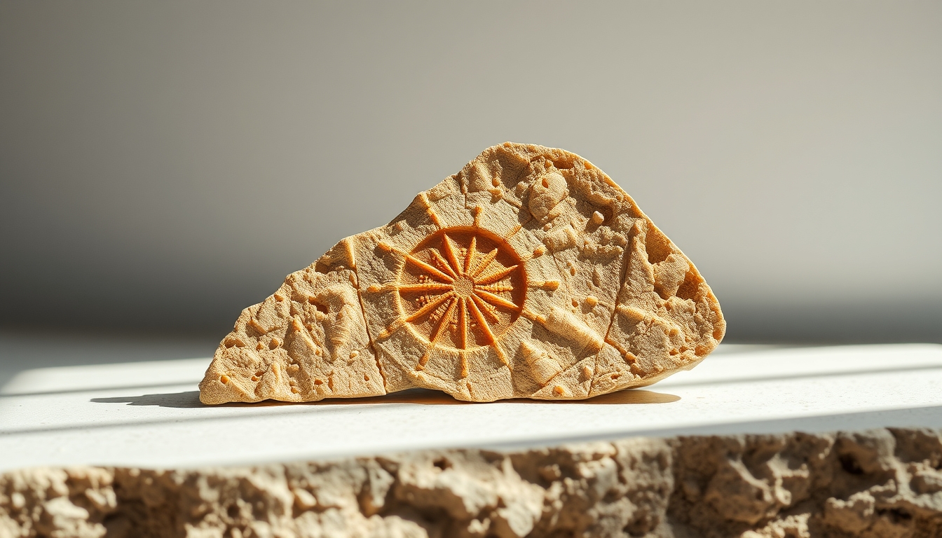 fossil specimen ancient in editorial style