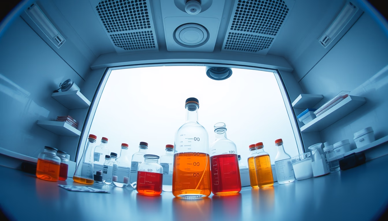 fume hood chemistry in editorial style