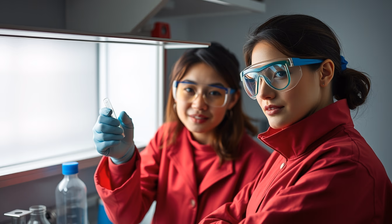 fume hood chemistry in editorial style