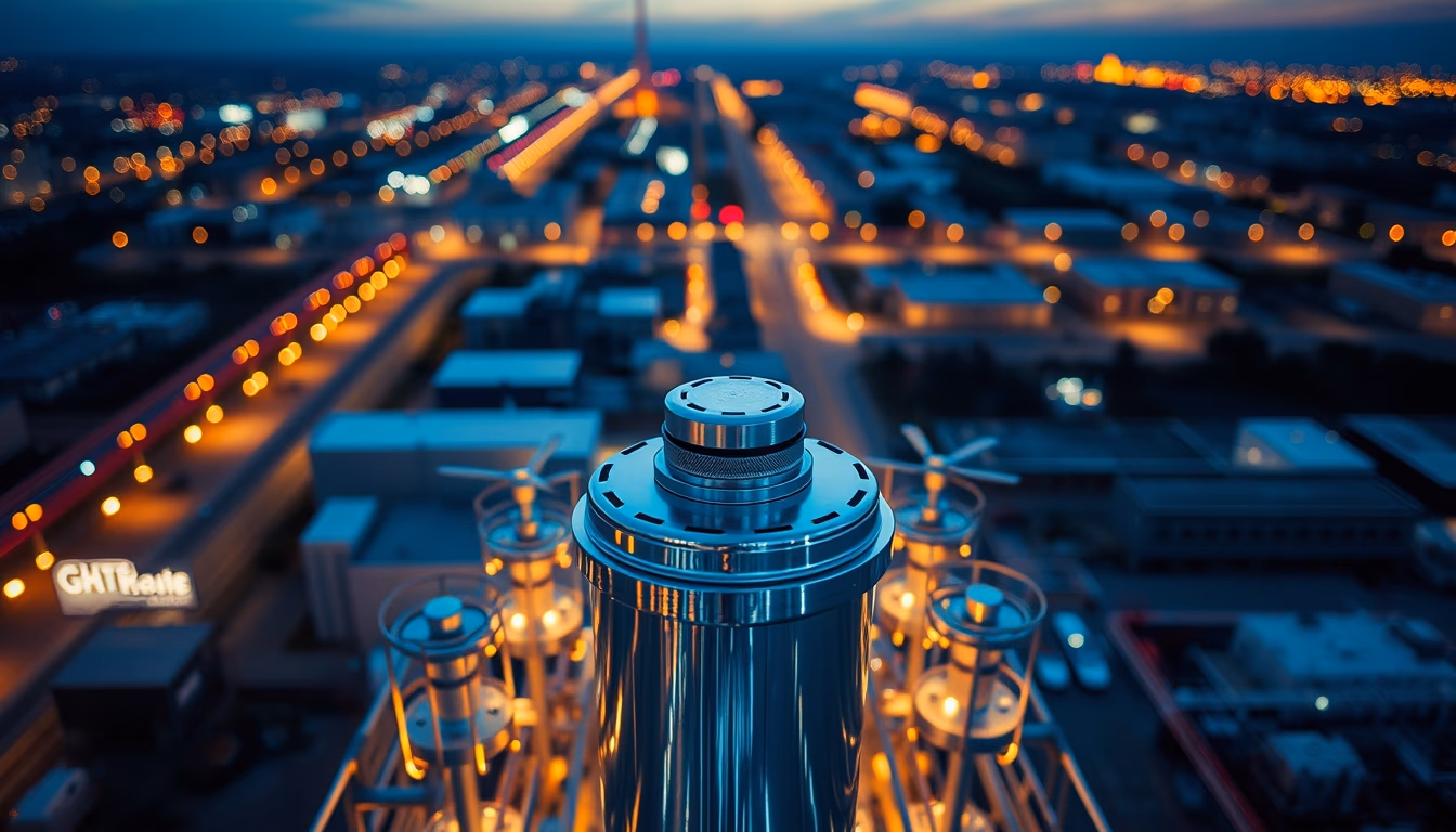 gas chromatograph in editorial style