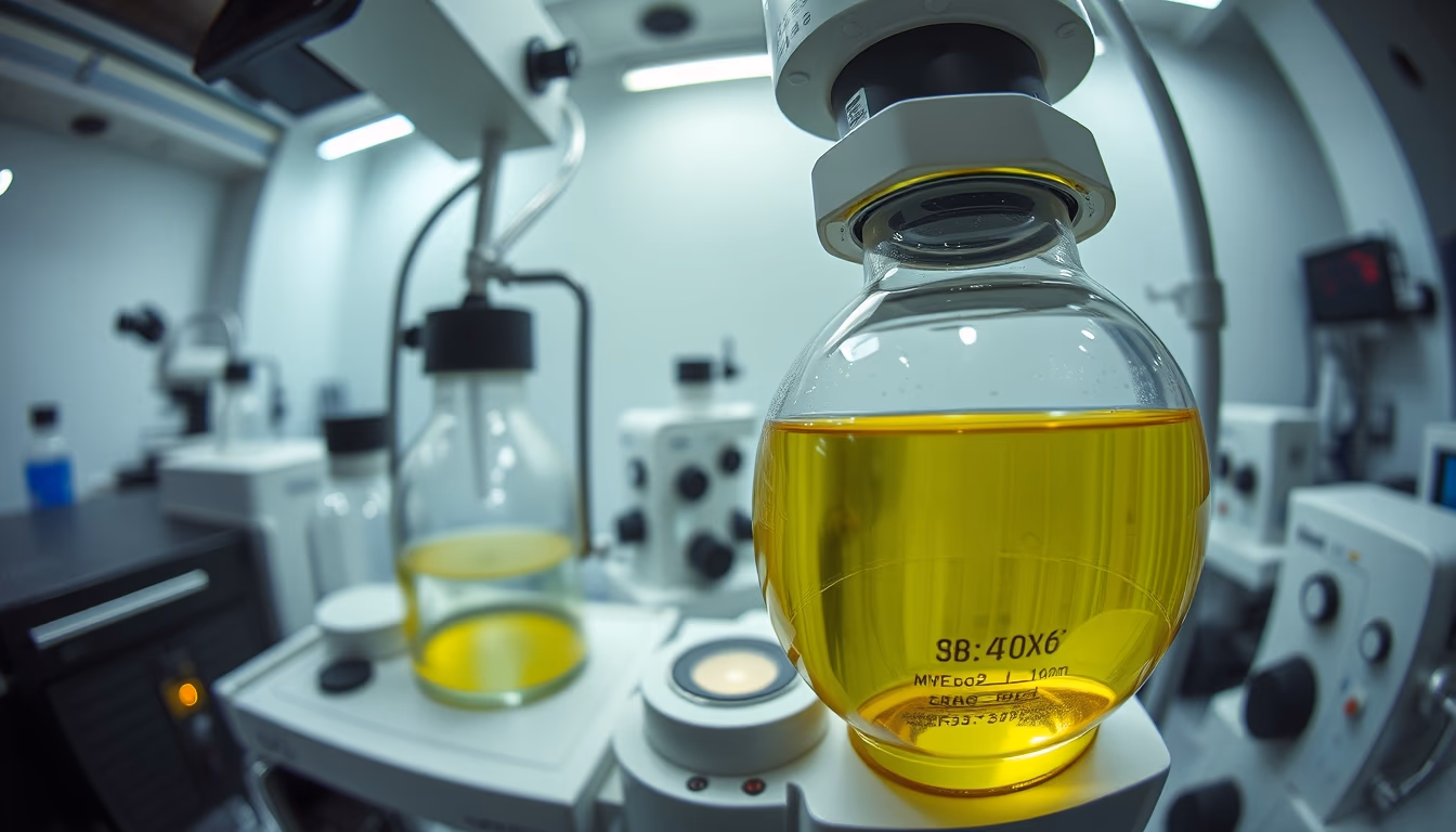 gas chromatograph in editorial style