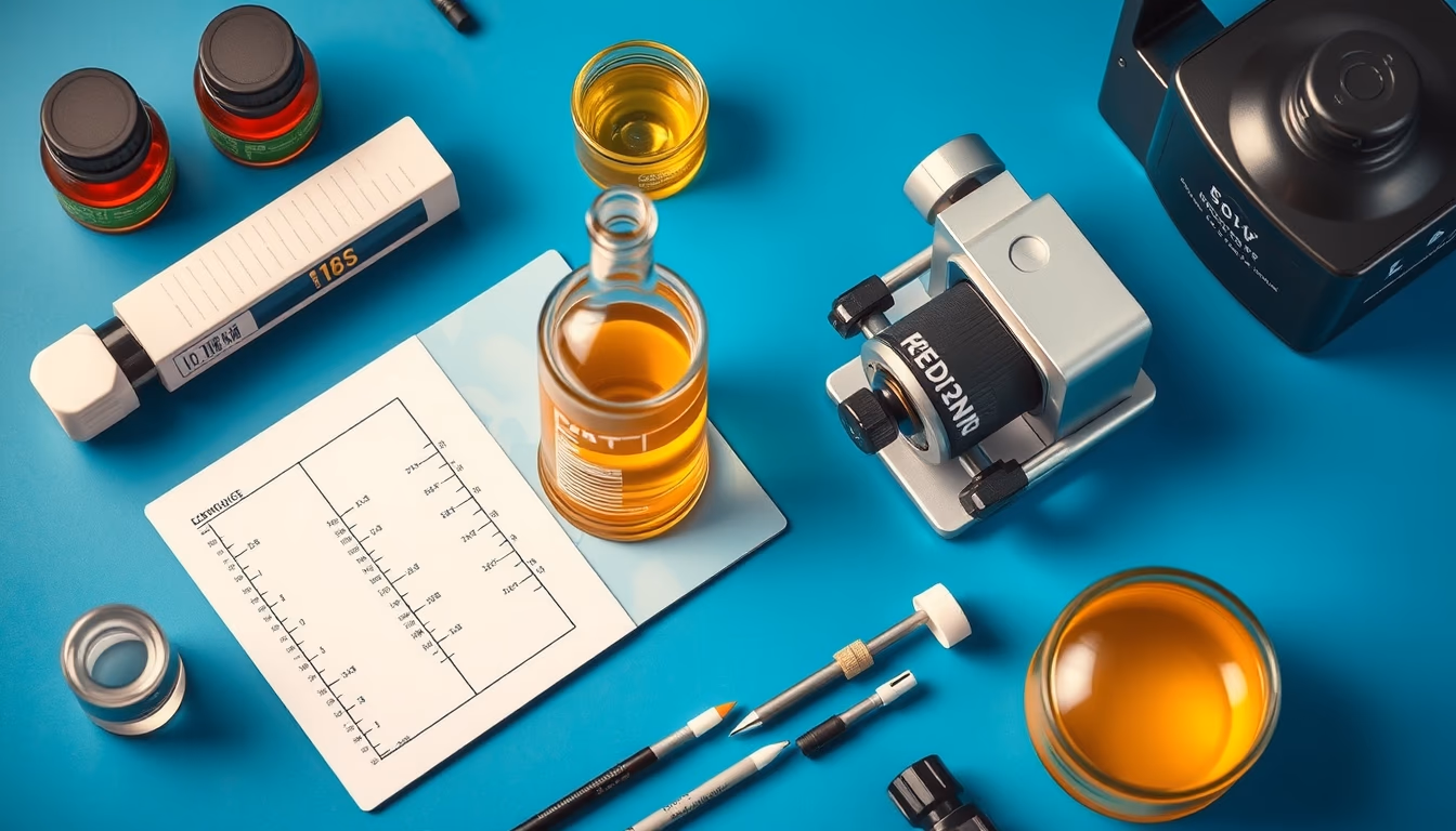 gas chromatograph in editorial style