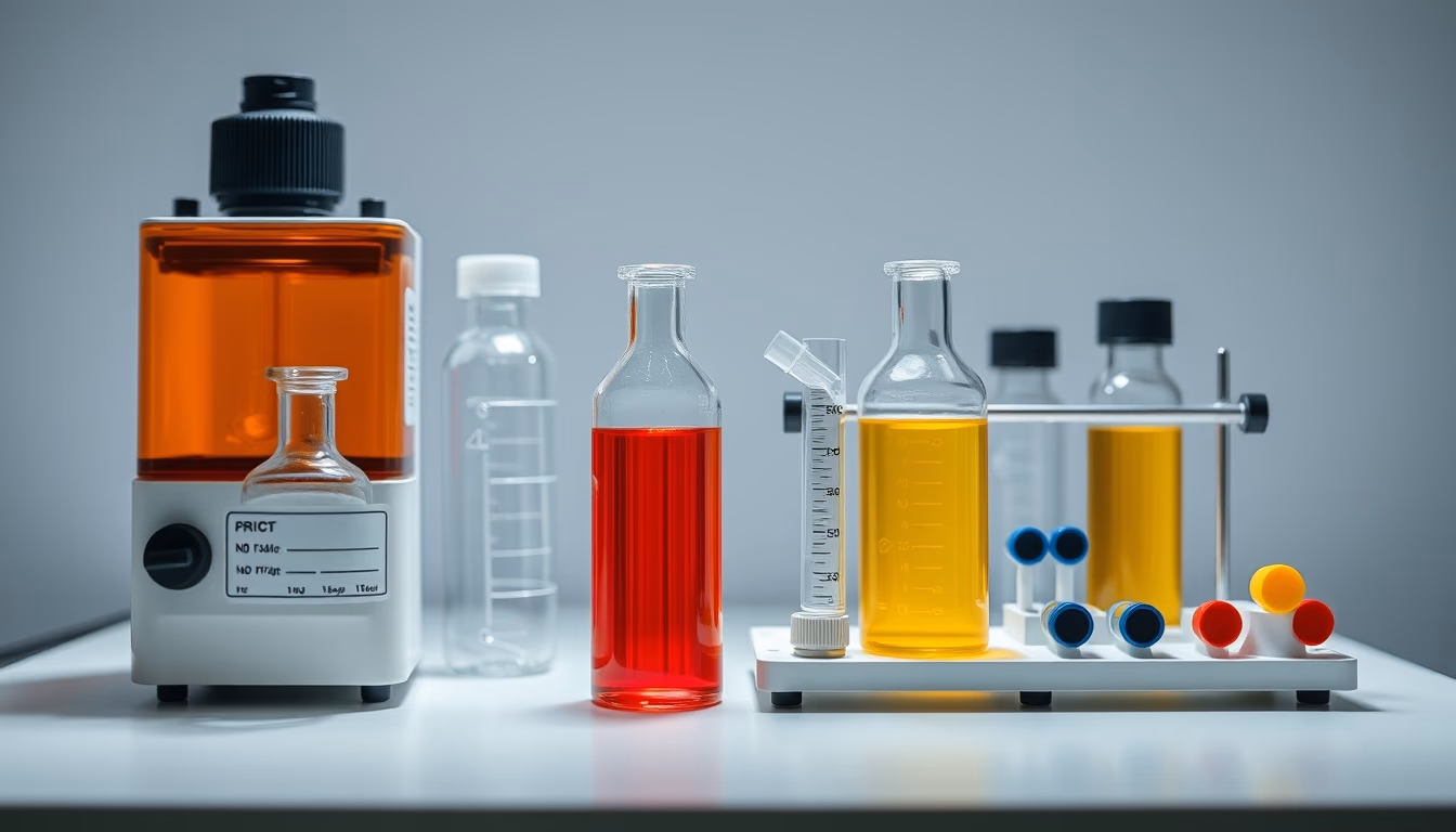 gas chromatograph in editorial style