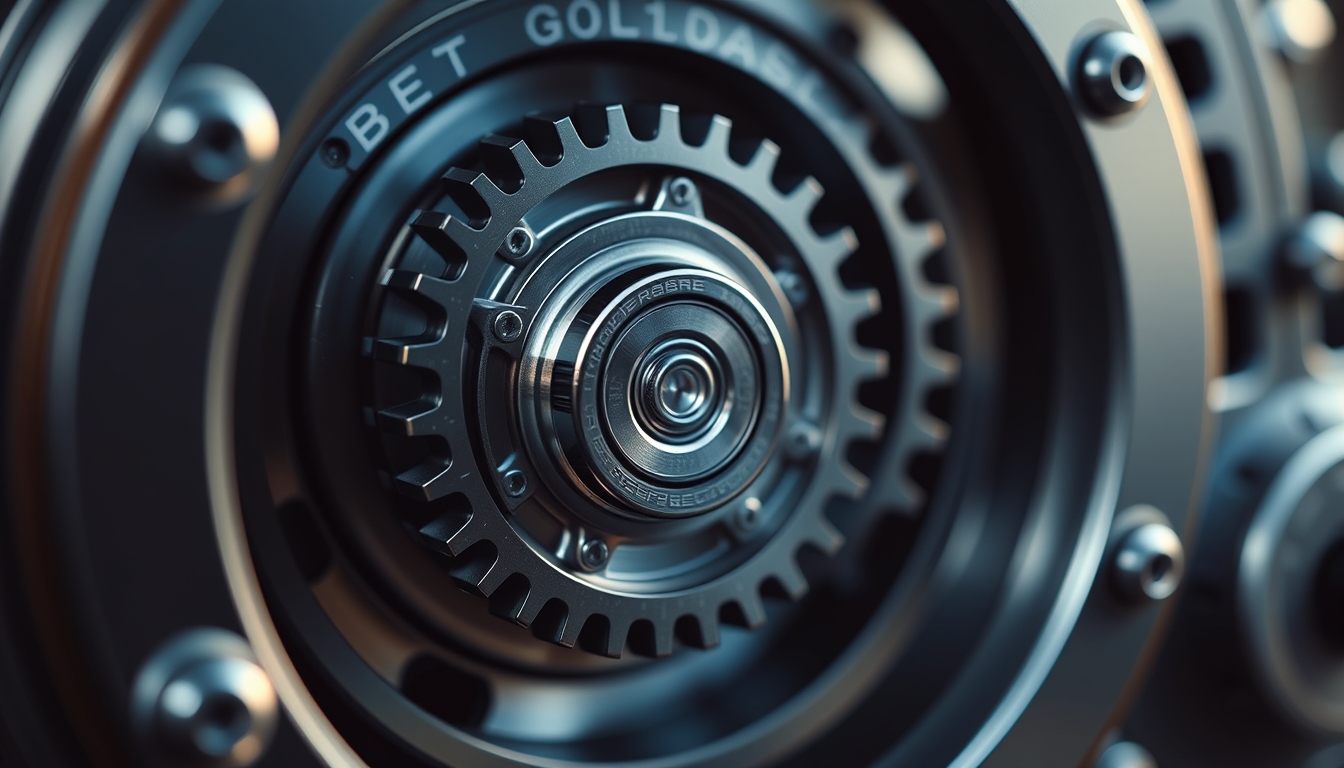 gear mechanism mechanical in editorial style