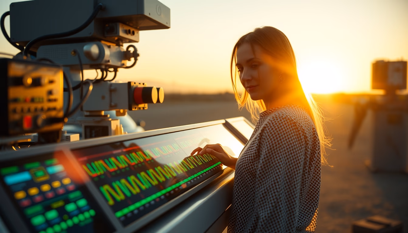 gene sequencer machine in editorial style