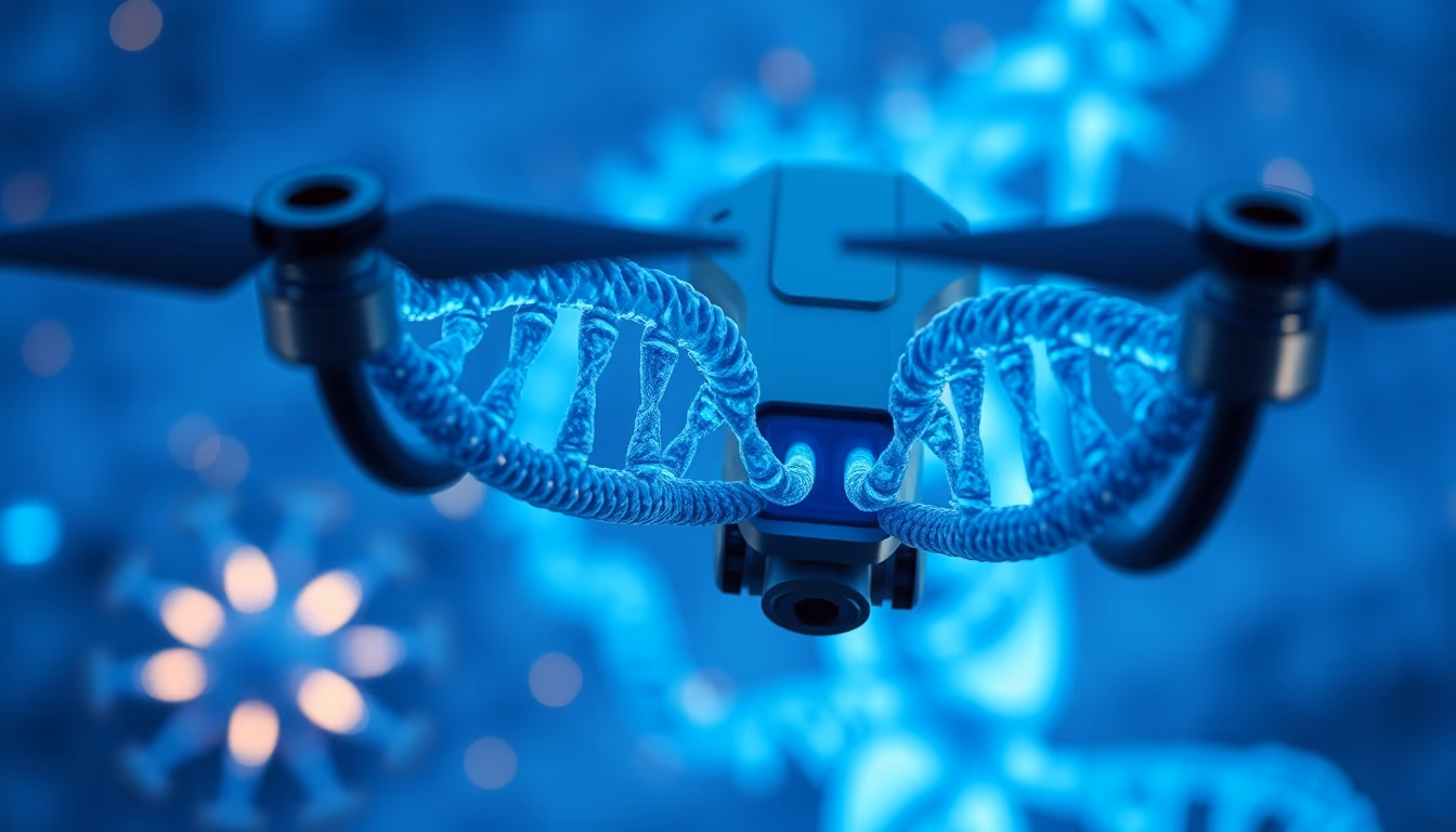 gene therapy concept render in editorial style