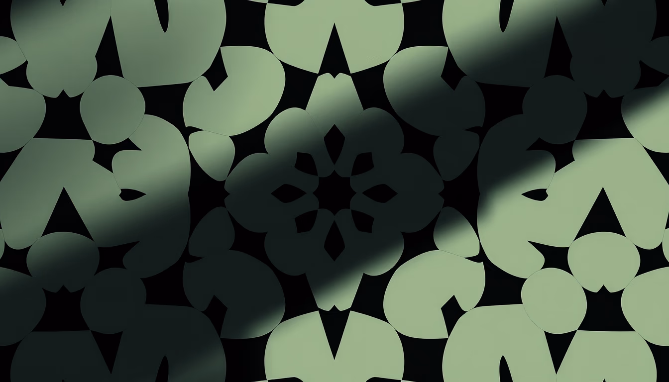 geometric pattern minimal in editorial style