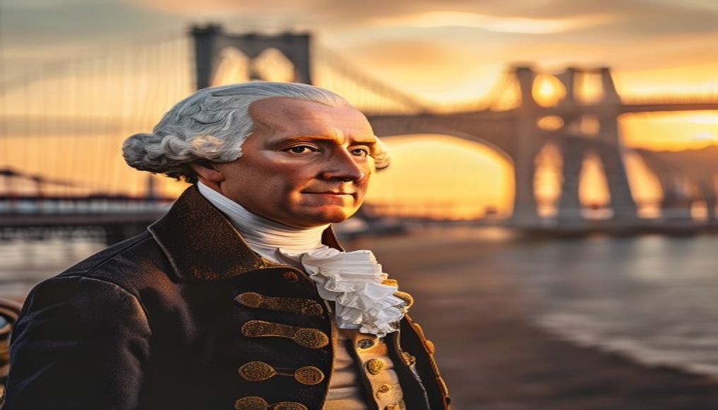 george washington bridge in editorial style