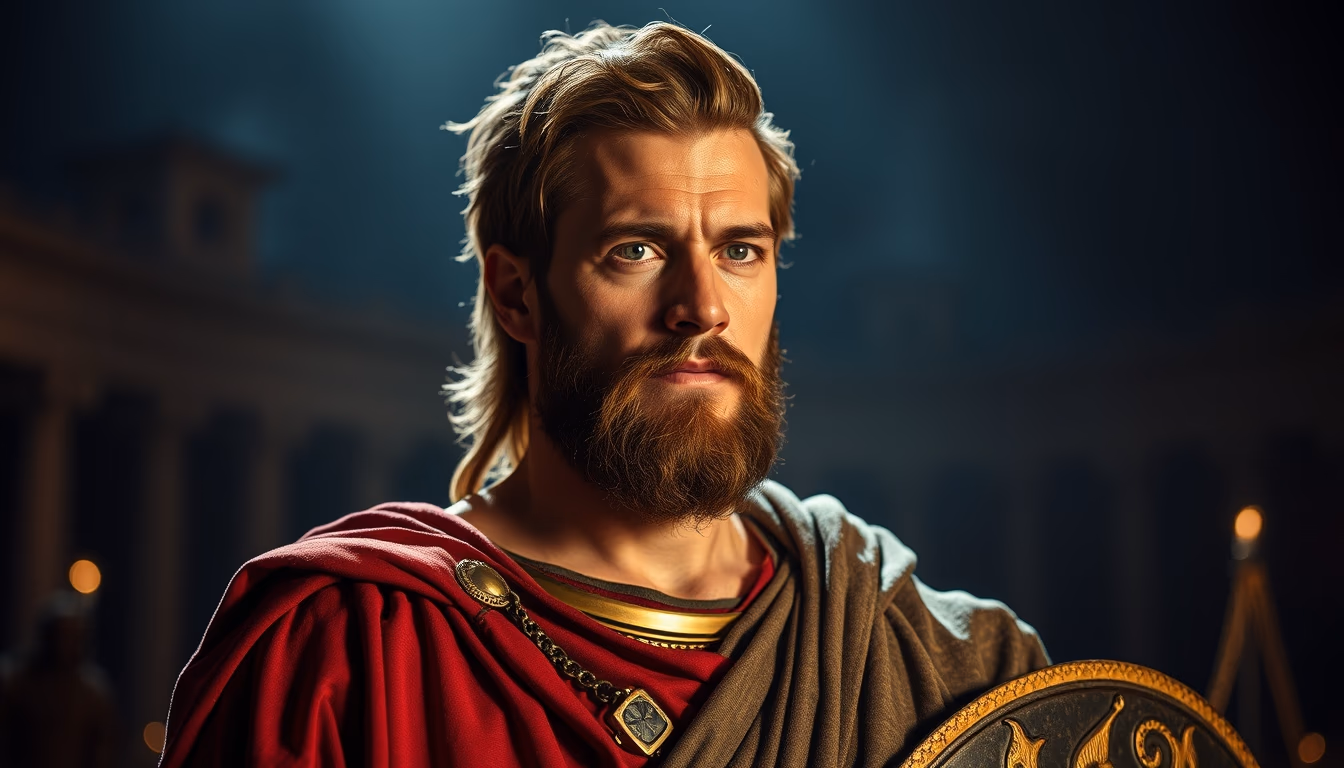 gladius roman short in editorial style